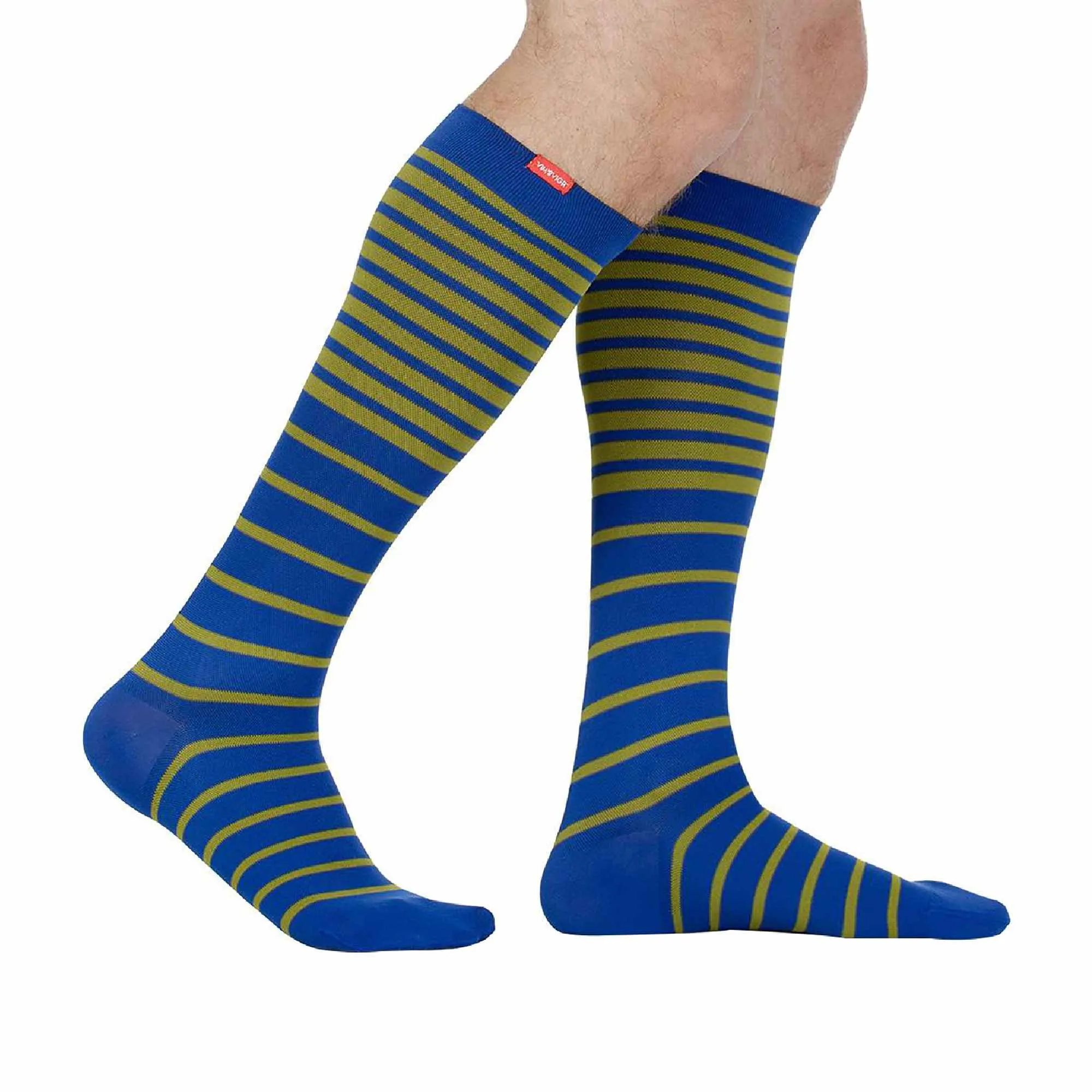 1 Pack Wide Calf Nylon Graduated Compression Socks | 30-40 mmHg