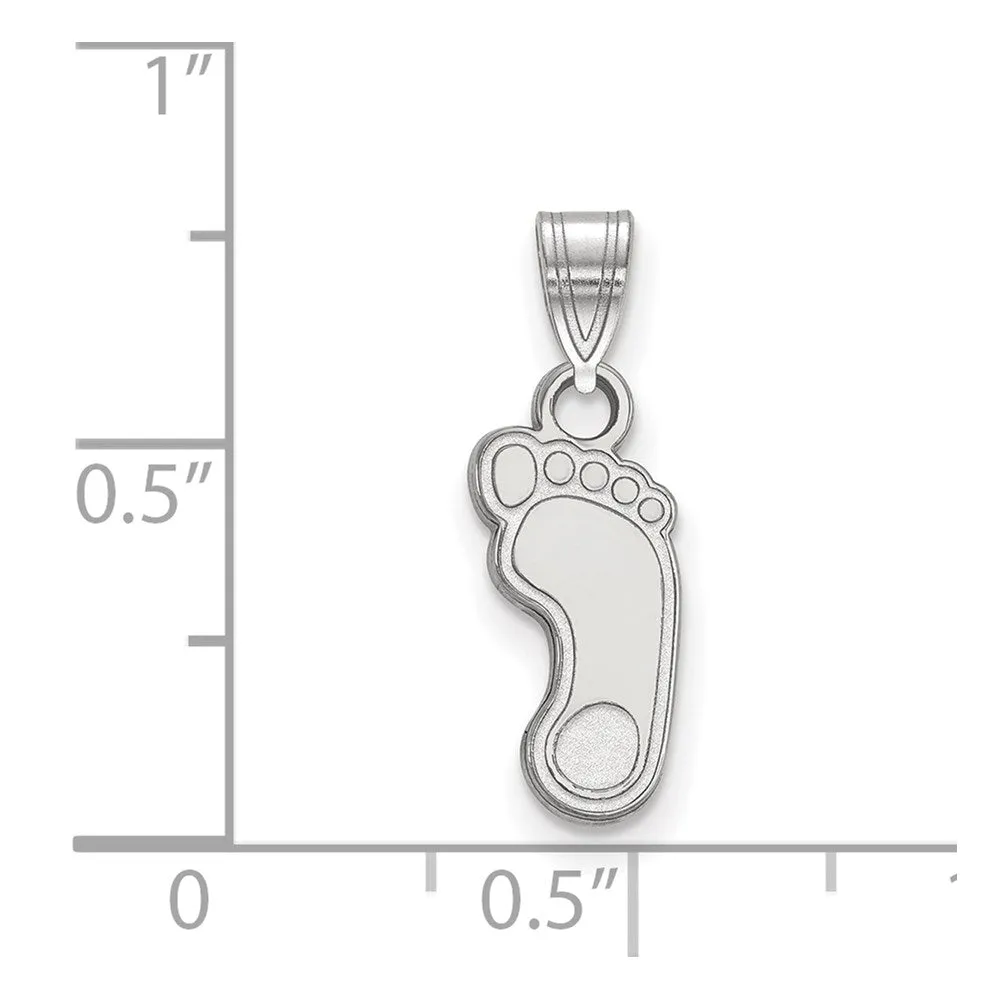 10K White Gold University of North Carolina Small Pendant