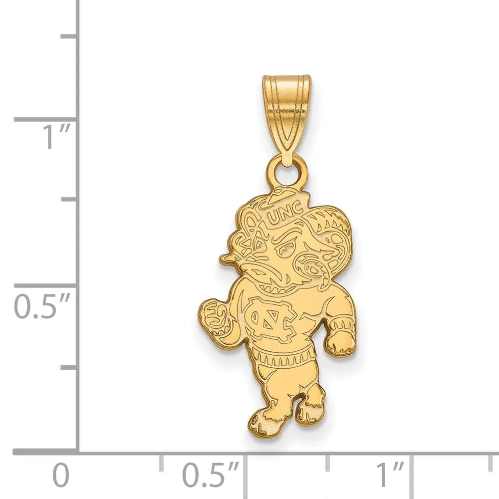 10K Yellow Gold University of North Carolina Large Pendant