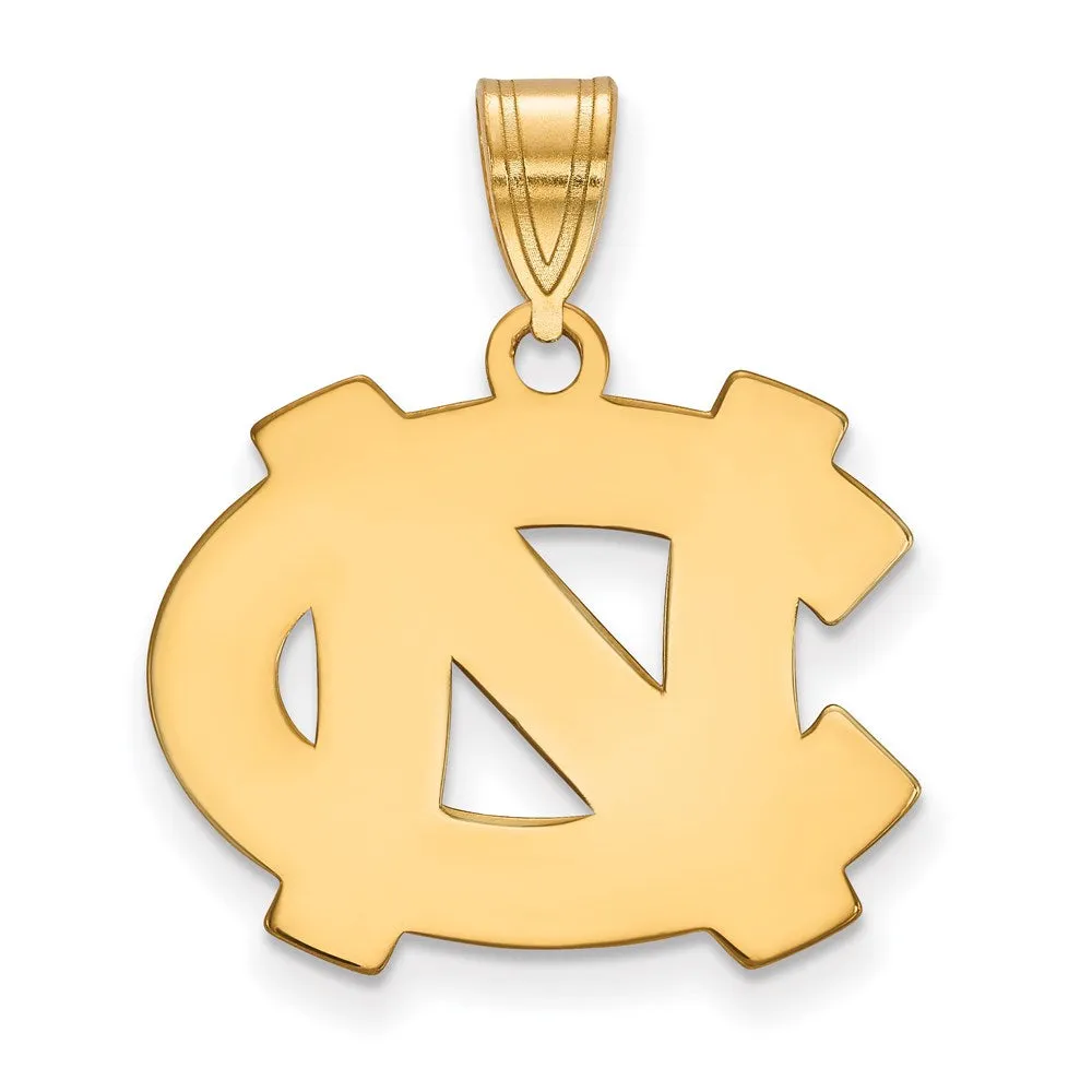 10K Yellow Gold University of North Carolina Medium Pendant