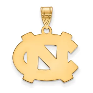 10K Yellow Gold University of North Carolina Medium Pendant