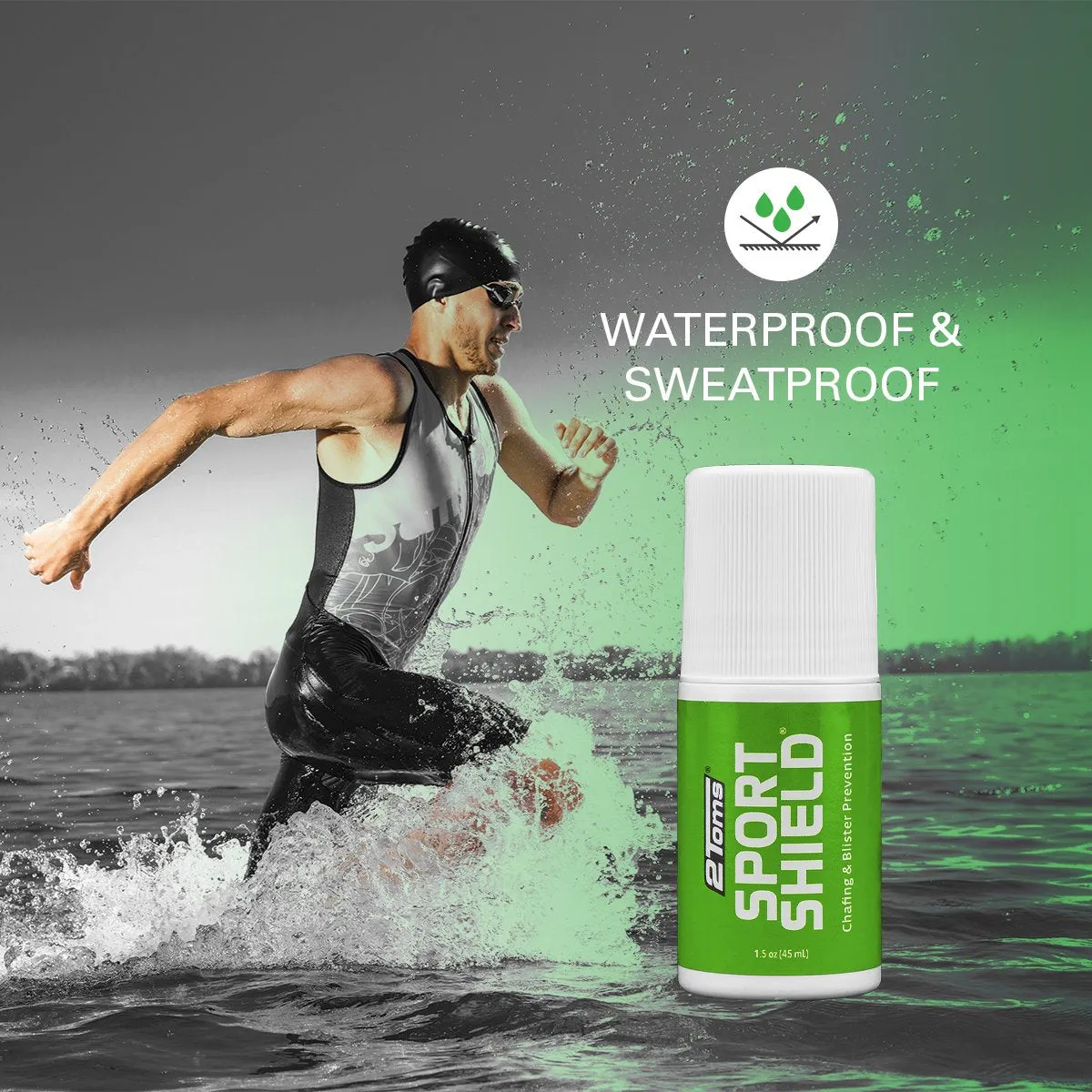 2TOMS SPORTSHIELD 1.5 OZ ROLL-ON - SAVE 10%