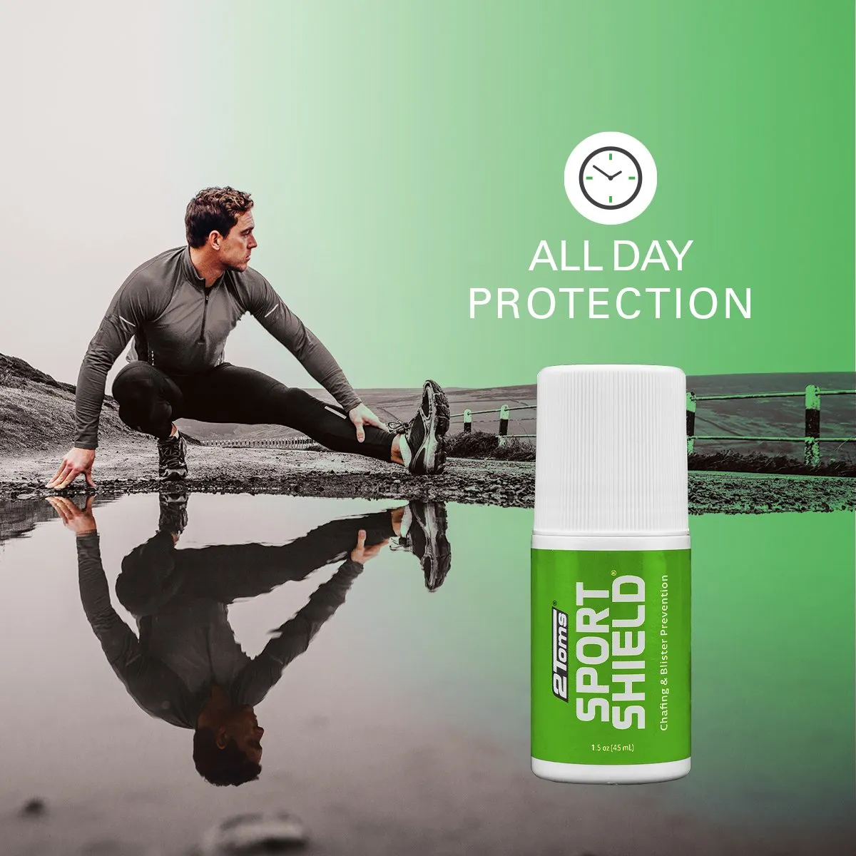 2TOMS SPORTSHIELD 1.5 OZ ROLL-ON - SAVE 10%