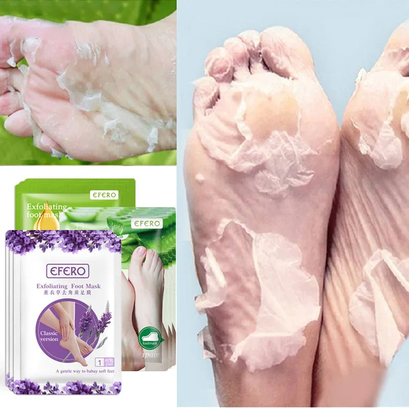 6pcs Lavender Aloe Dead Skin Exfoliating Remover Mask for Legs