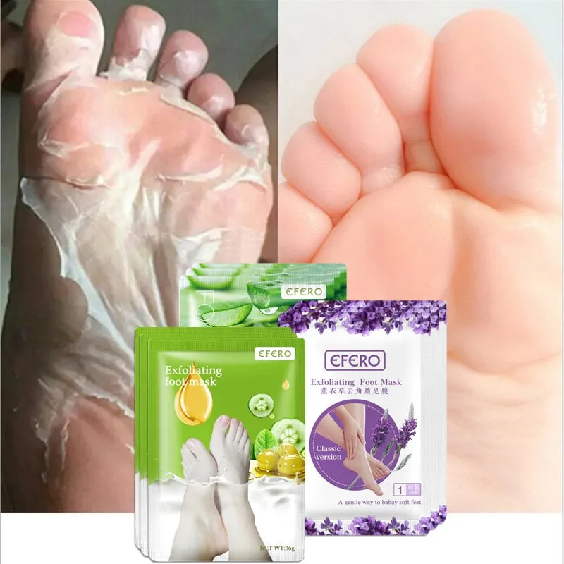 6pcs Lavender Aloe Dead Skin Exfoliating Remover Mask for Legs