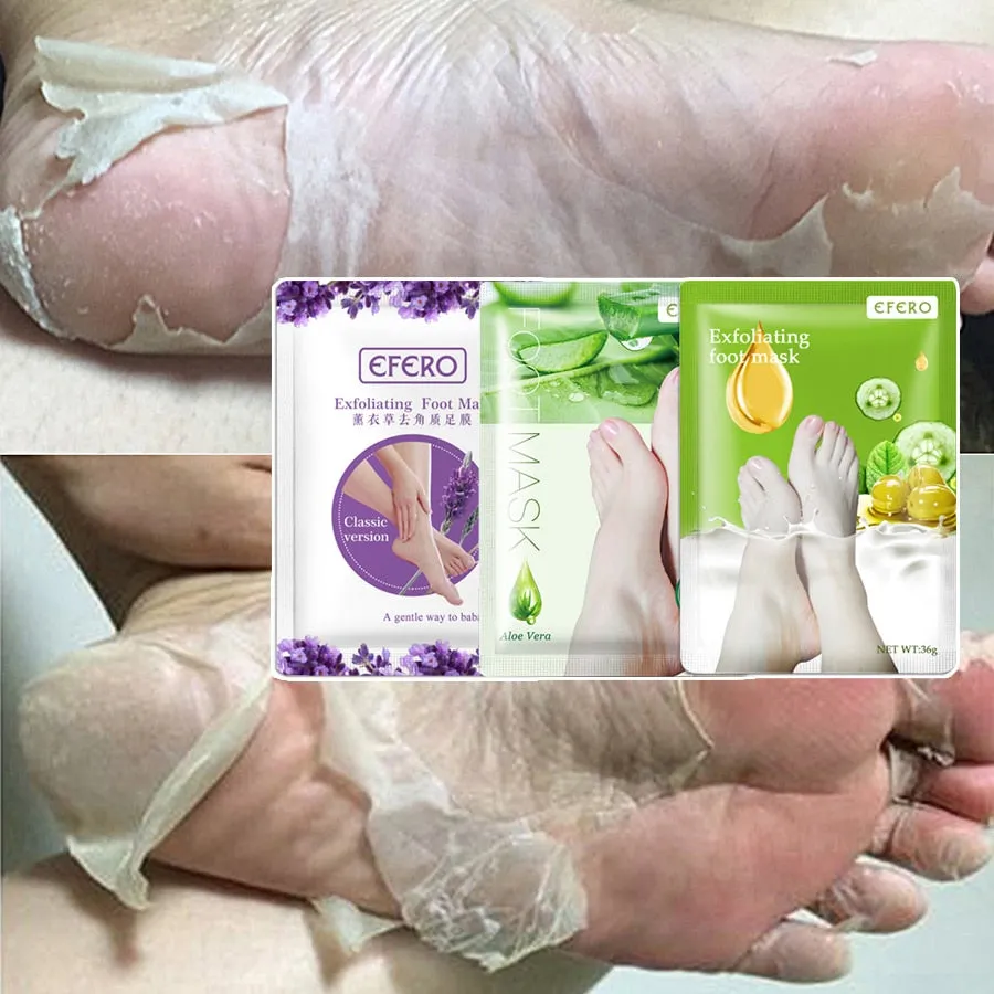 6pcs Lavender Aloe Dead Skin Exfoliating Remover Mask for Legs
