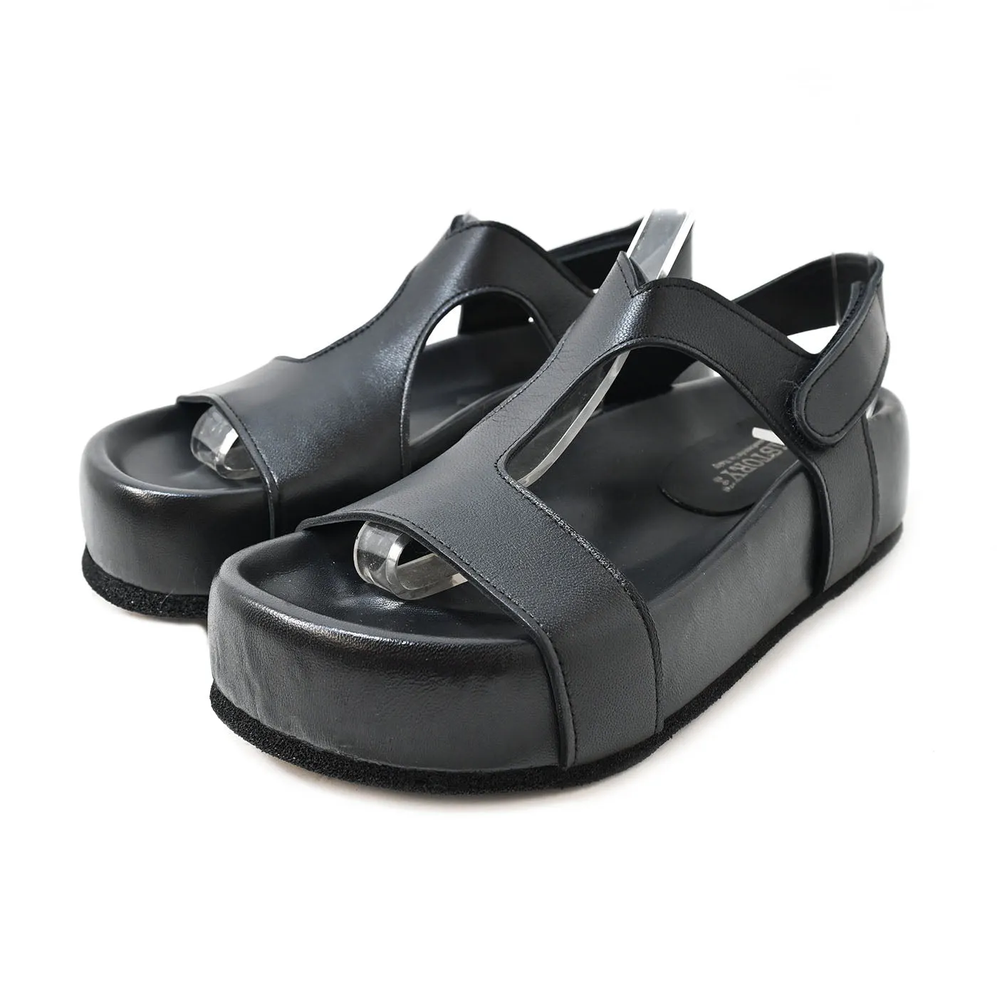 AIDA 03 - sandals-leather-black