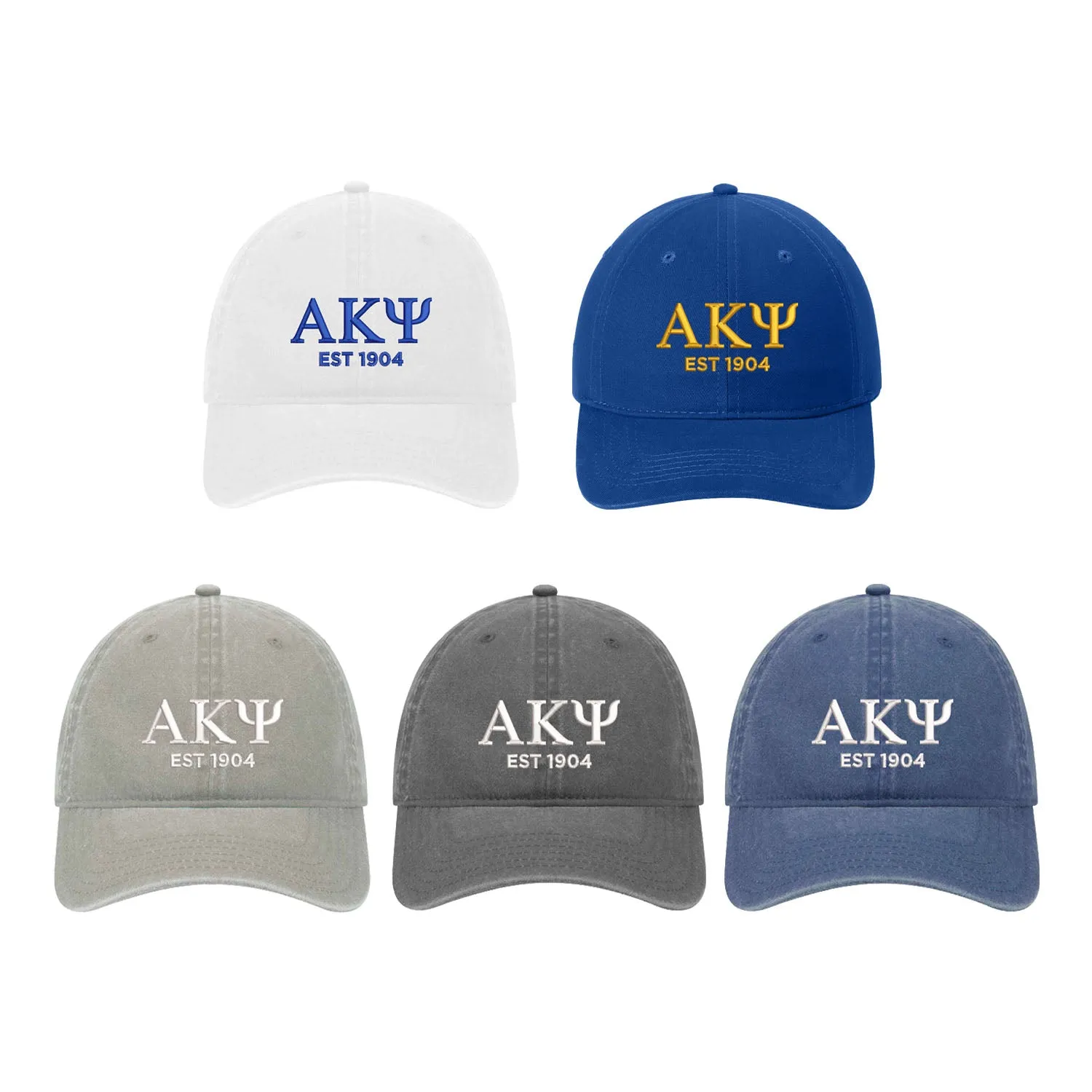 Alpha Kappa Psi Est 1904 Relaxed Fit Hat