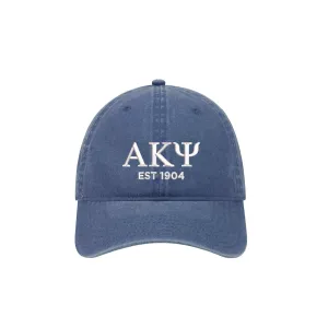 Alpha Kappa Psi Est 1904 Relaxed Fit Hat