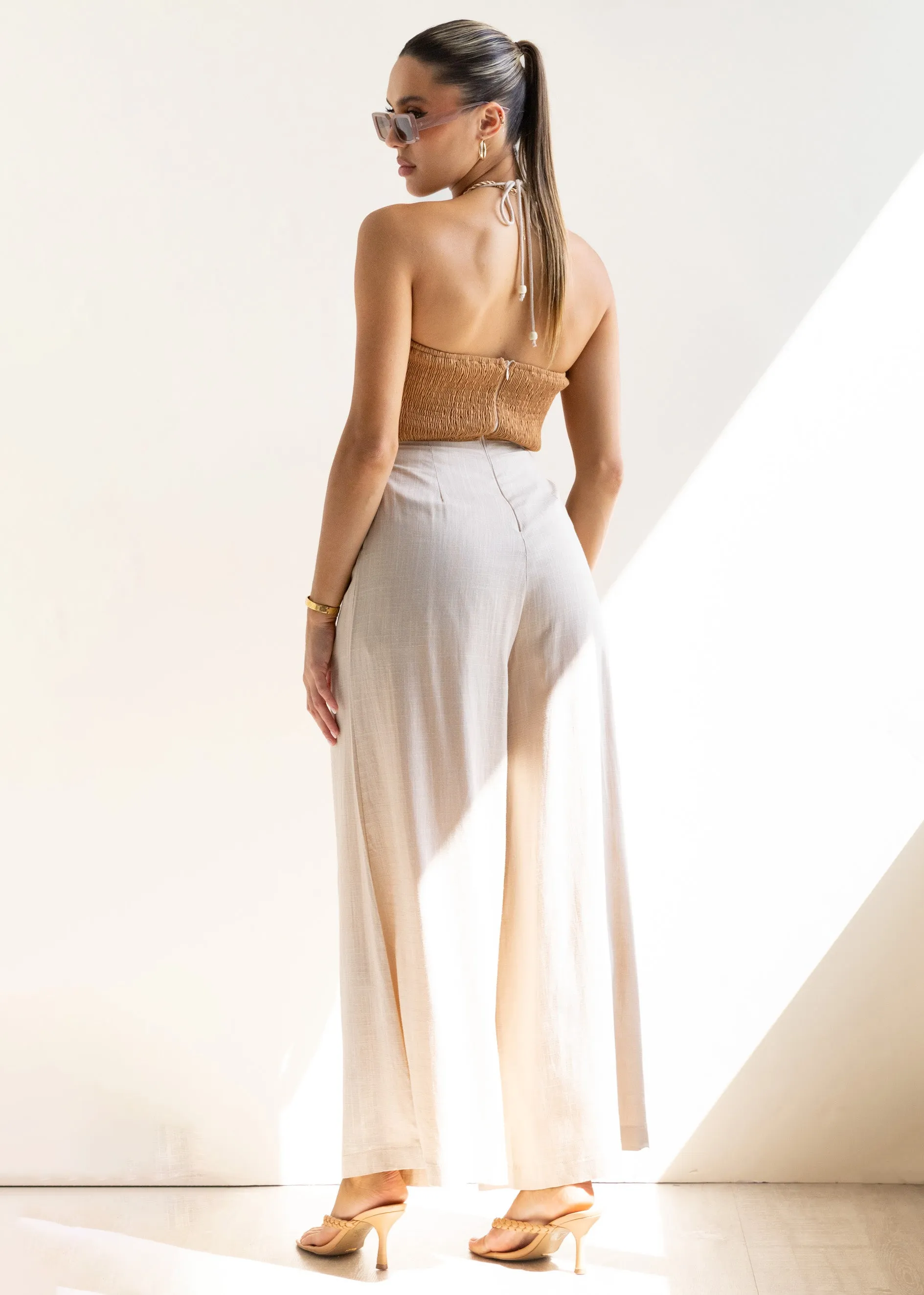 Ashland Pantsuit - Beige