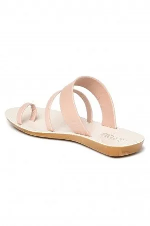 Aurelia Textured Blush Almond Flat
