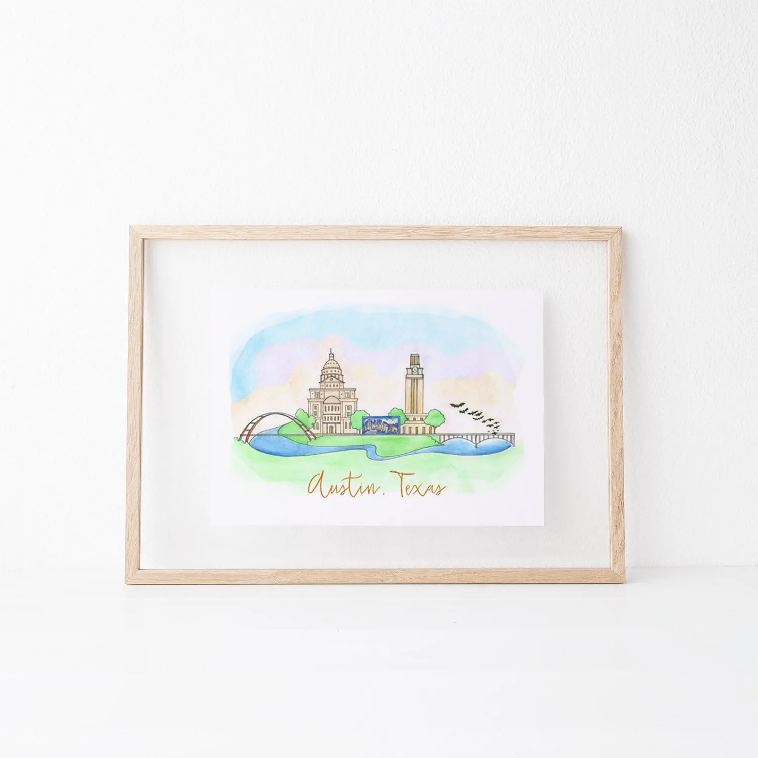 Austin, Texas Art Print