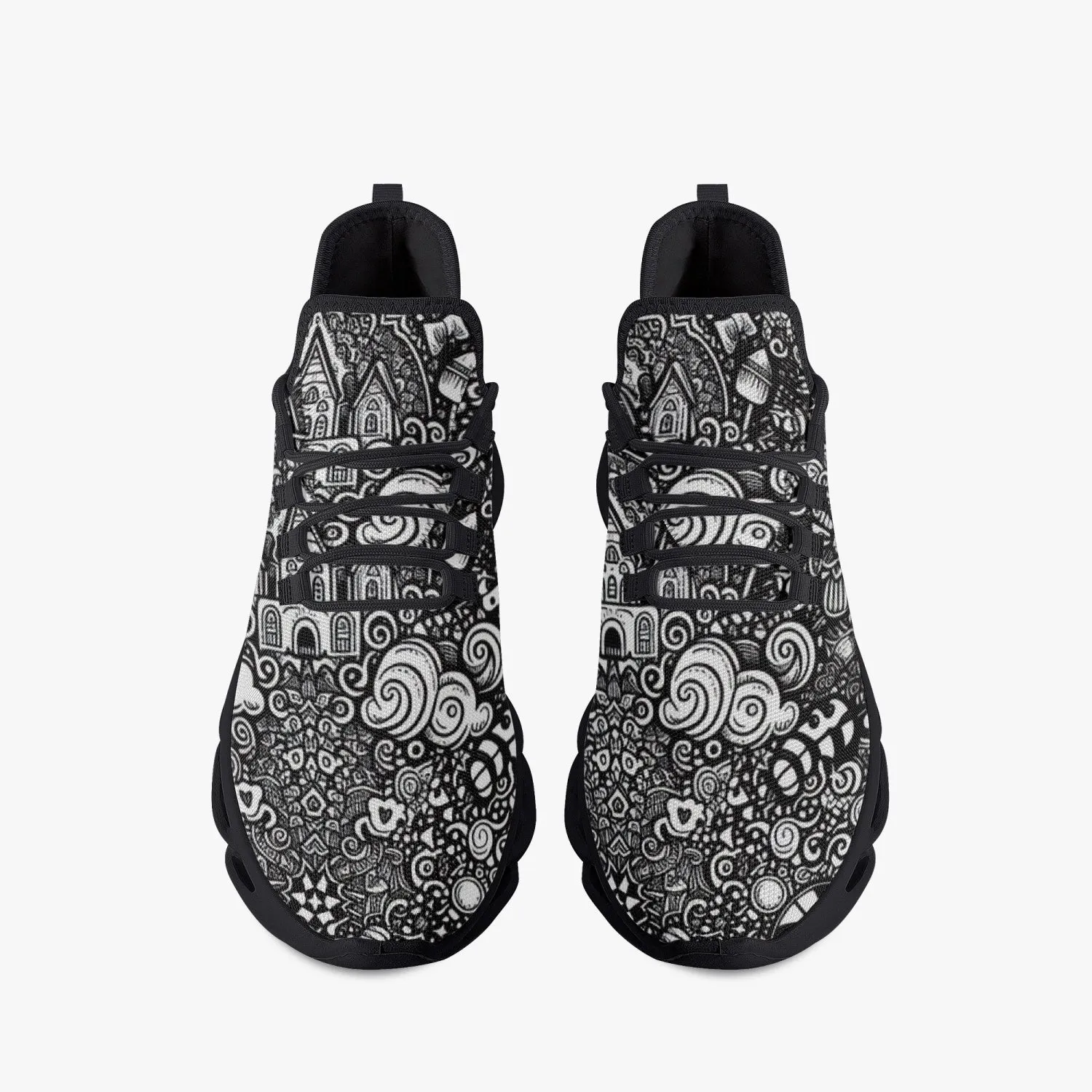 B & W Candy Land - Bounce Mesh Knit Sneakers