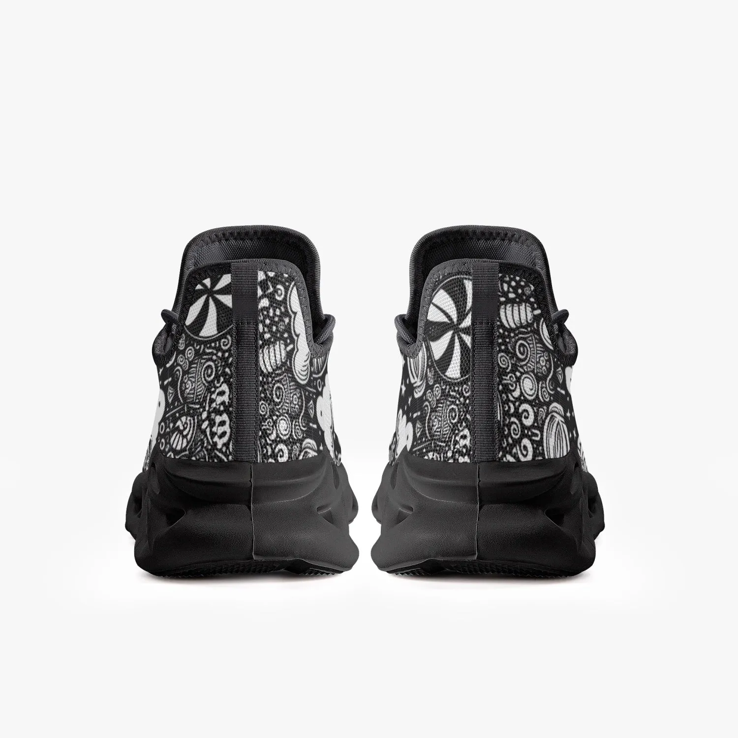 B & W Candy Land - Bounce Mesh Knit Sneakers