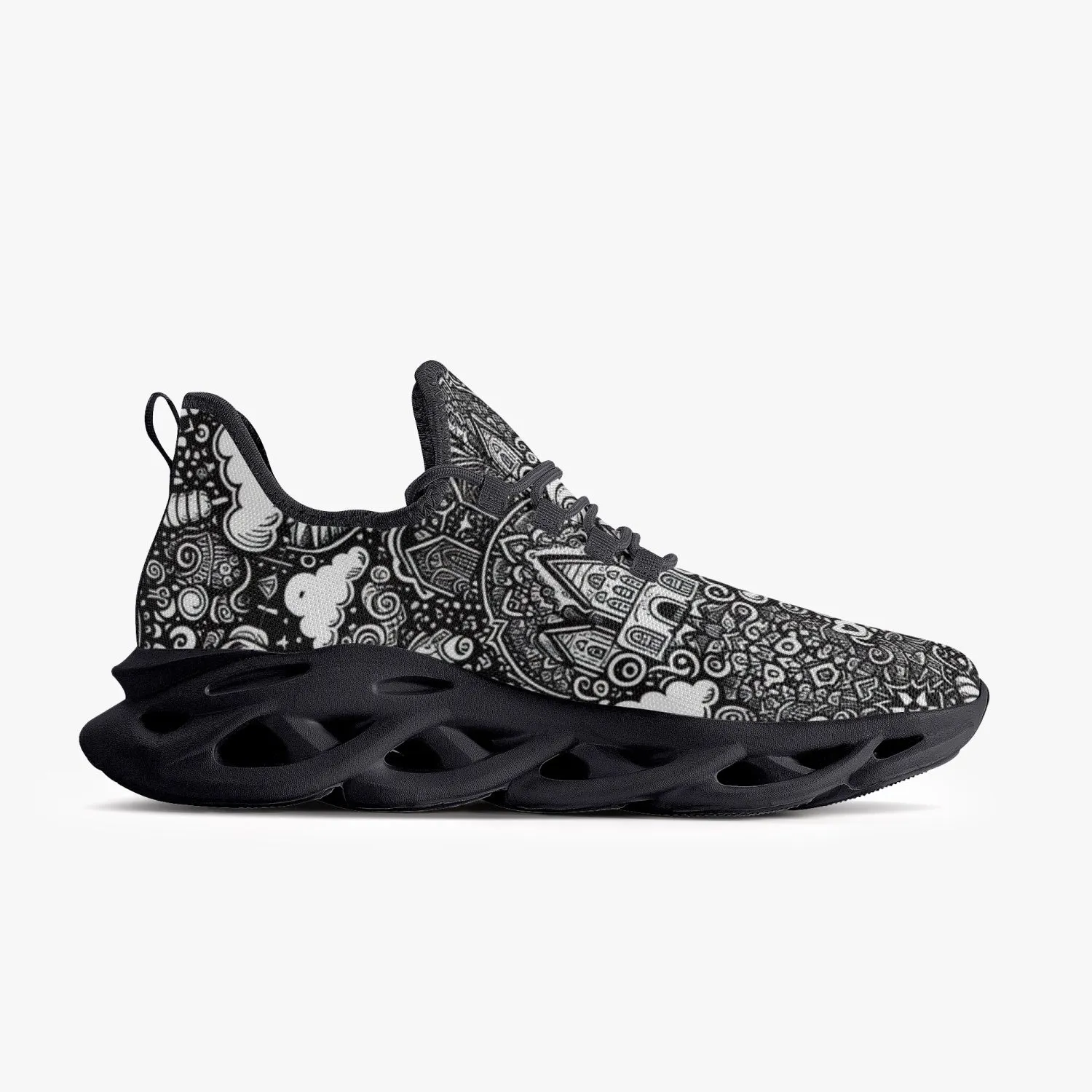 B & W Candy Land - Bounce Mesh Knit Sneakers
