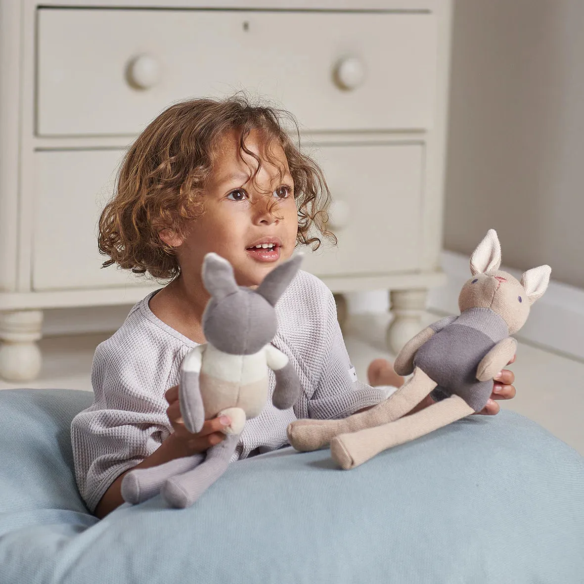 Baby Threads Cream Bunny Doll