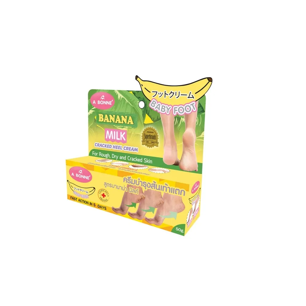 Banana Milk Cracked Heel Cream 50g (exp feb 2024)
