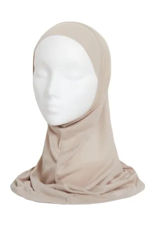 Beige Girls Hijab