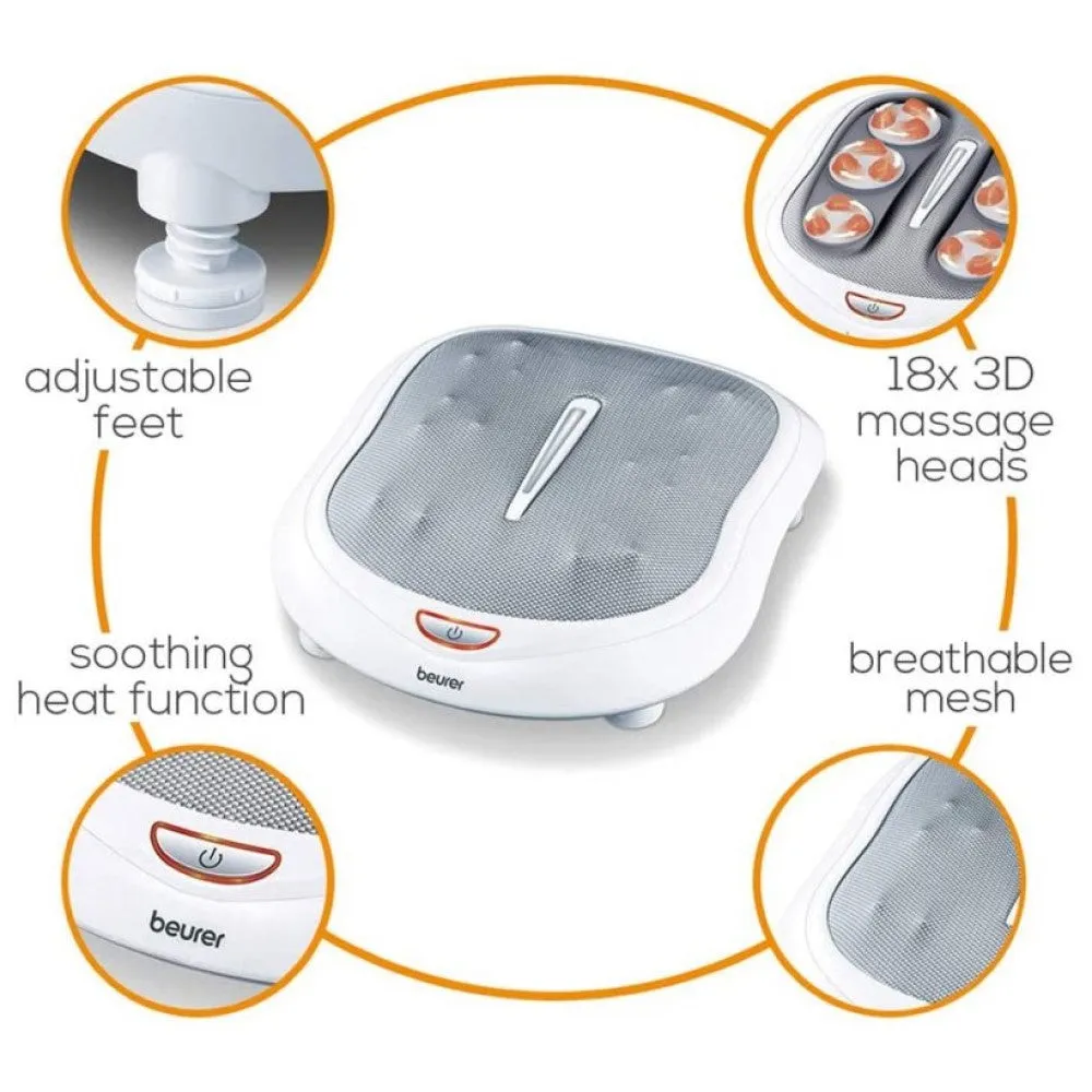 Beurer FM 60 Shiatsu Foot Massager - Soothing & Circulation Boosting with Heat Function
