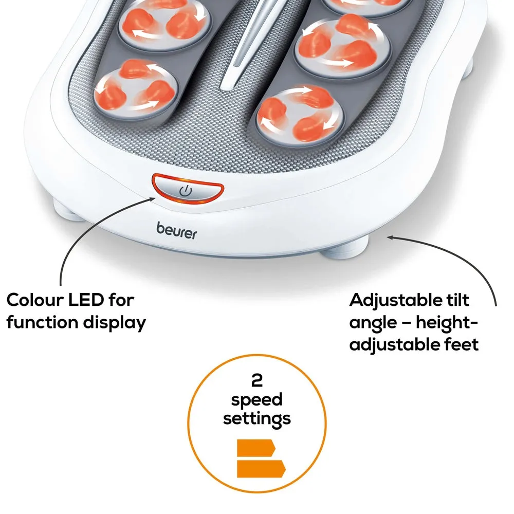 Beurer FM 60 Shiatsu Foot Massager - Soothing & Circulation Boosting with Heat Function