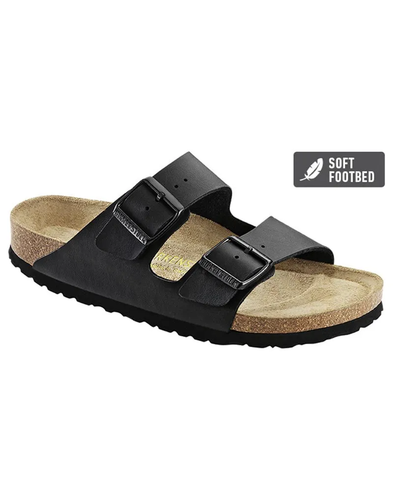 Birkenstock Arizona SFB Black Birko Flor Unisex Sandals