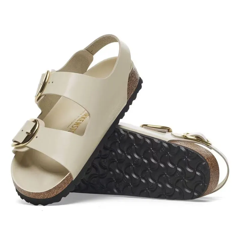 BIRKENSTOCK Milano BB LENA HS Sandals in Ecru