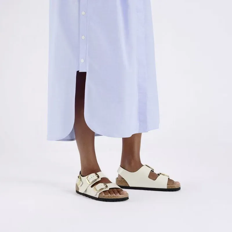 BIRKENSTOCK Milano BB LENA HS Sandals in Ecru