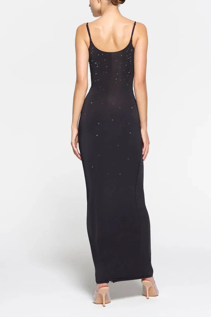 BL0397 Rhinestones Cami Long Dress