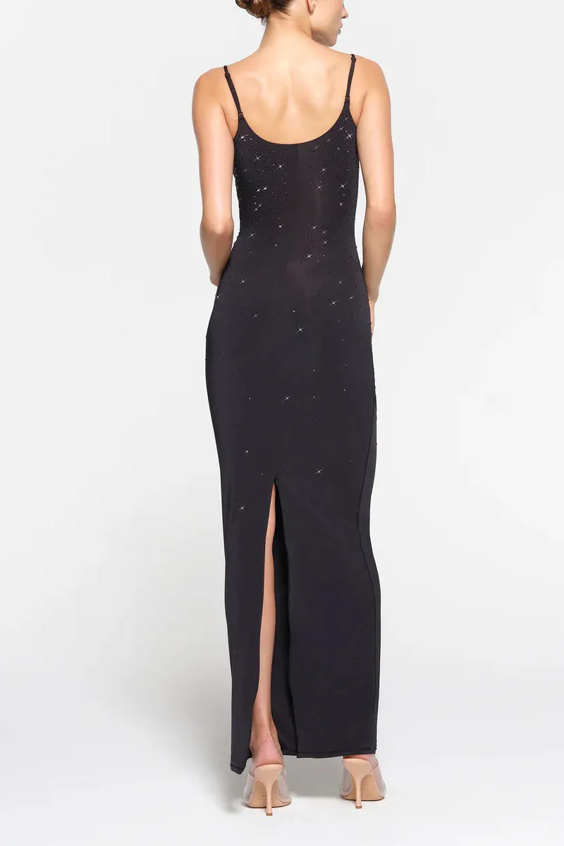 BL0397 Rhinestones Cami Long Dress