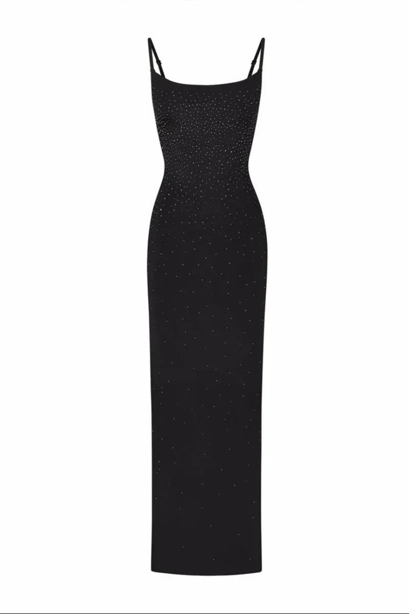BL0397 Rhinestones Cami Long Dress