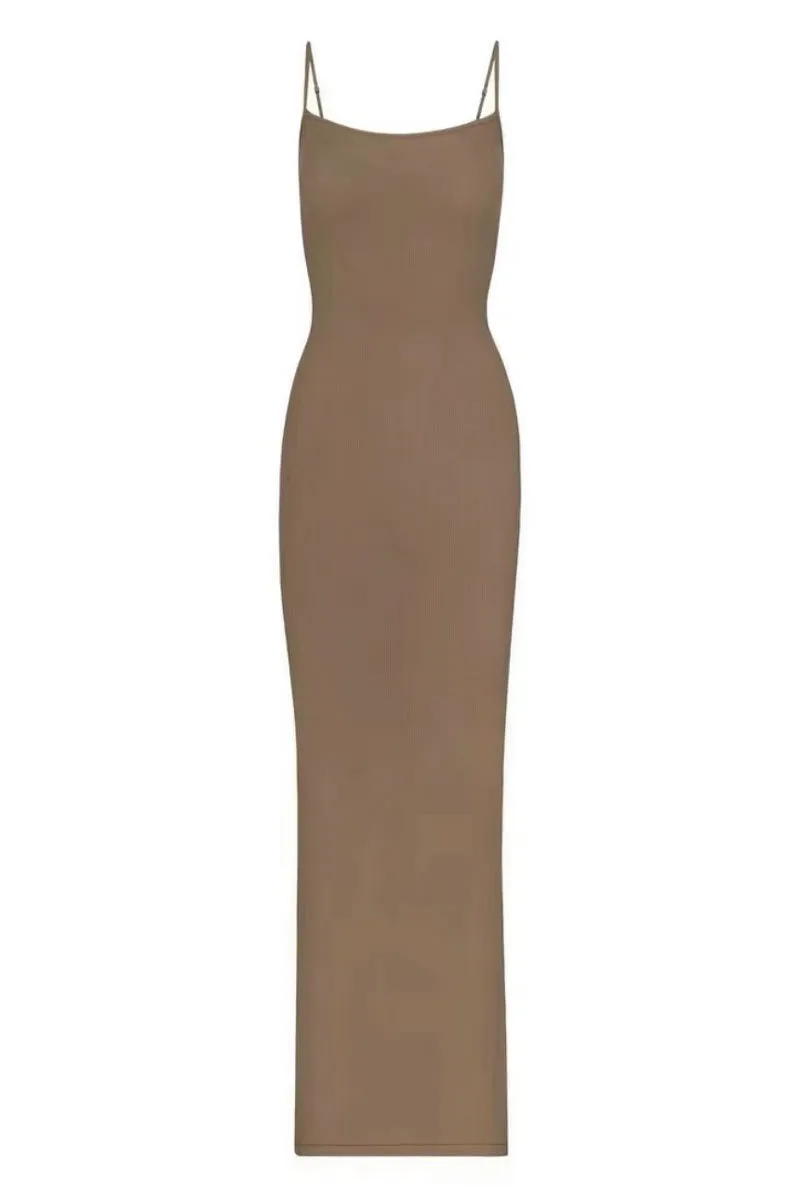 BL0398 Cami Sole Fitted Long Dress