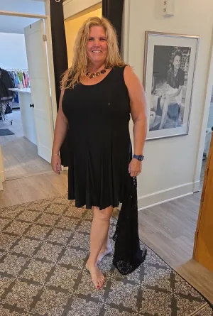 Black Swing Tank Dress