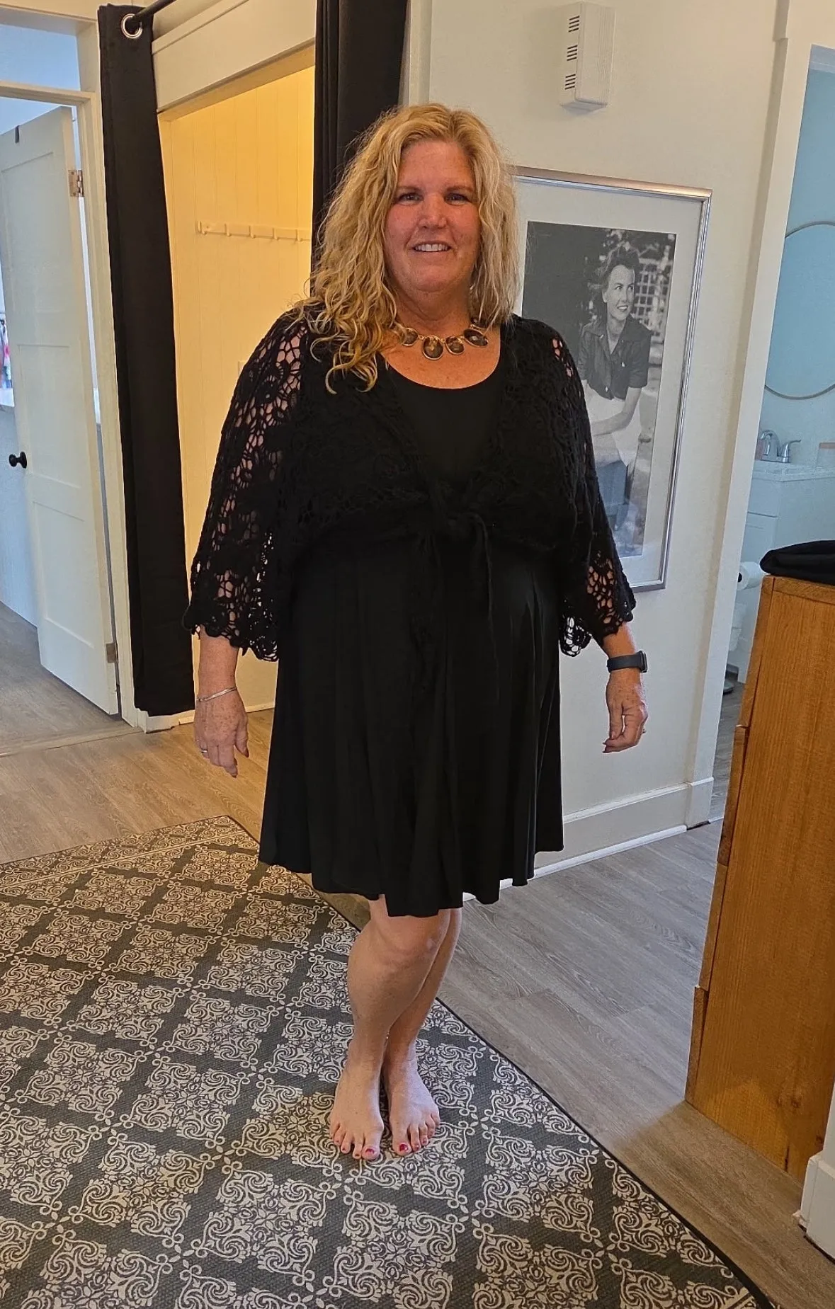 Black Swing Tank Dress
