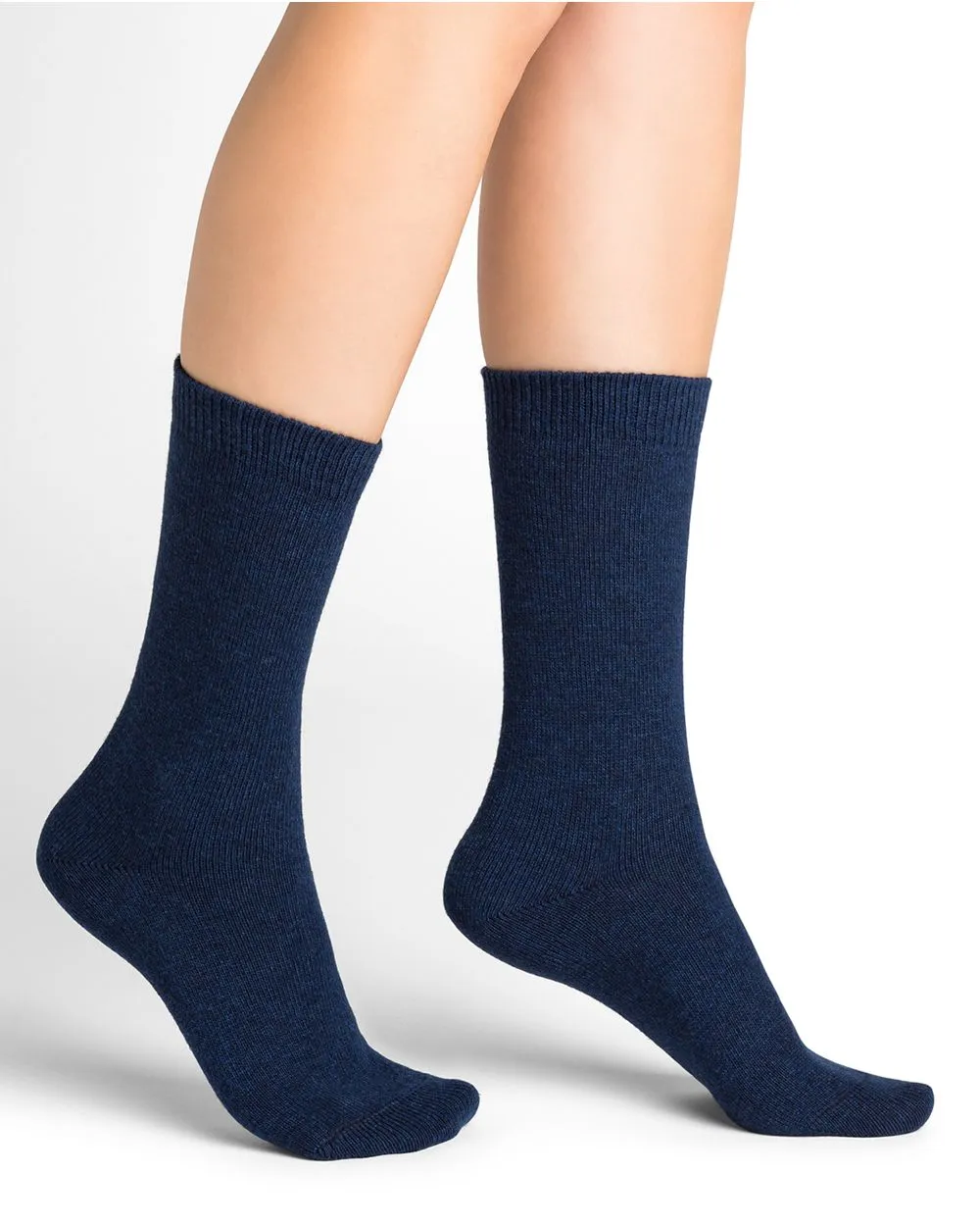 Bleuforet 6095 Cashmere Socks- Rosa/Dark Mint/Grey/Amiral