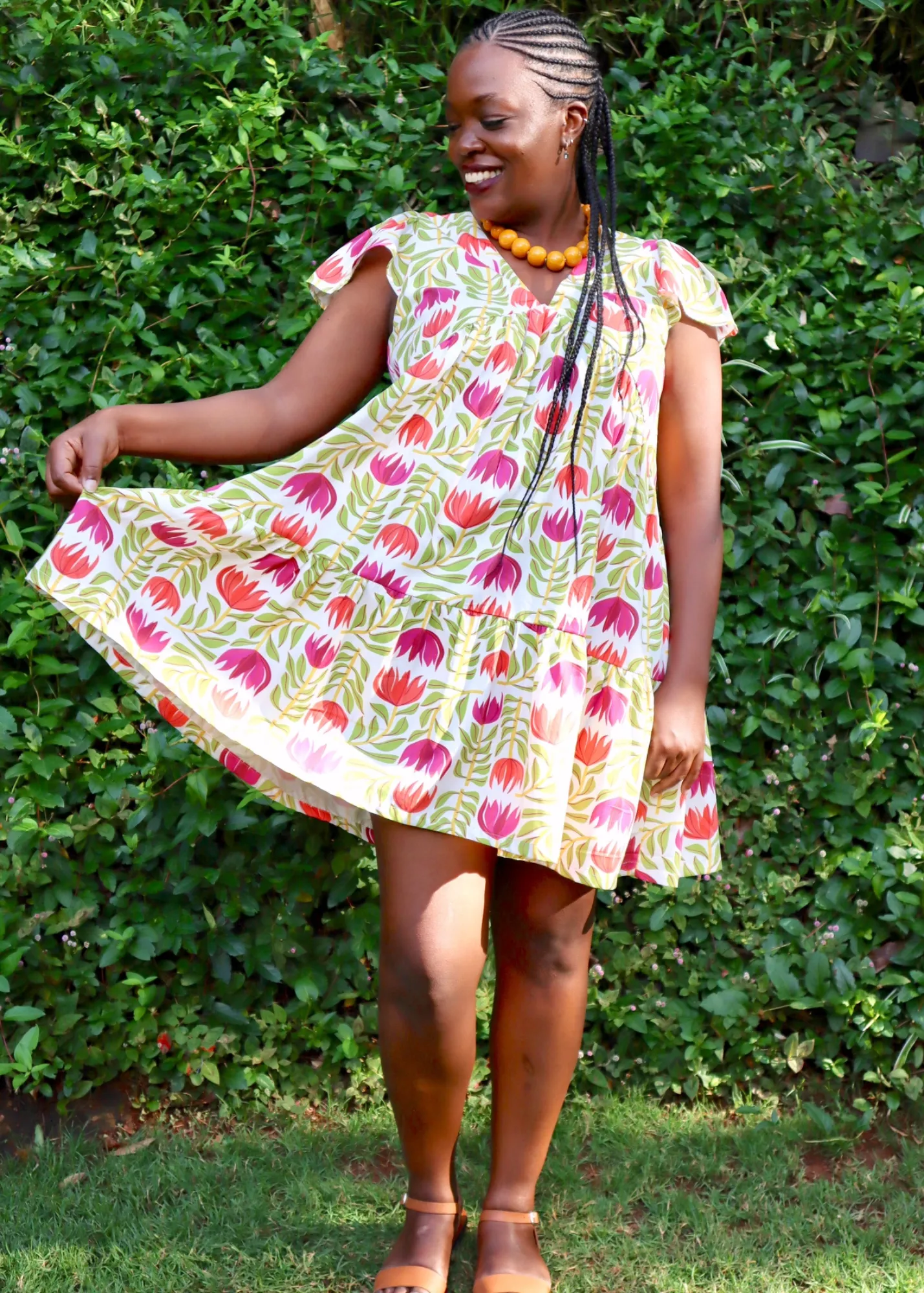 Bloom Ruffles Dress