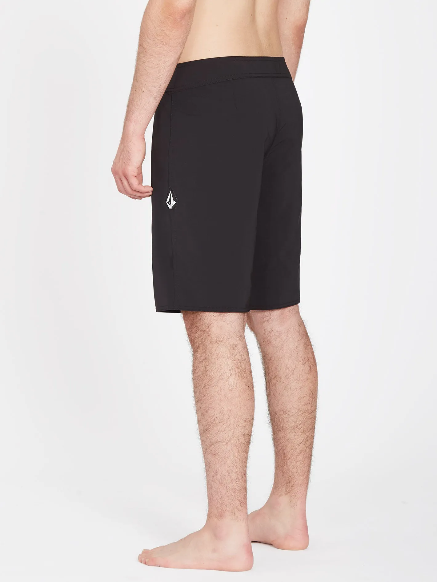 Boardshort Lido Solid Mod 20" - BLACK
