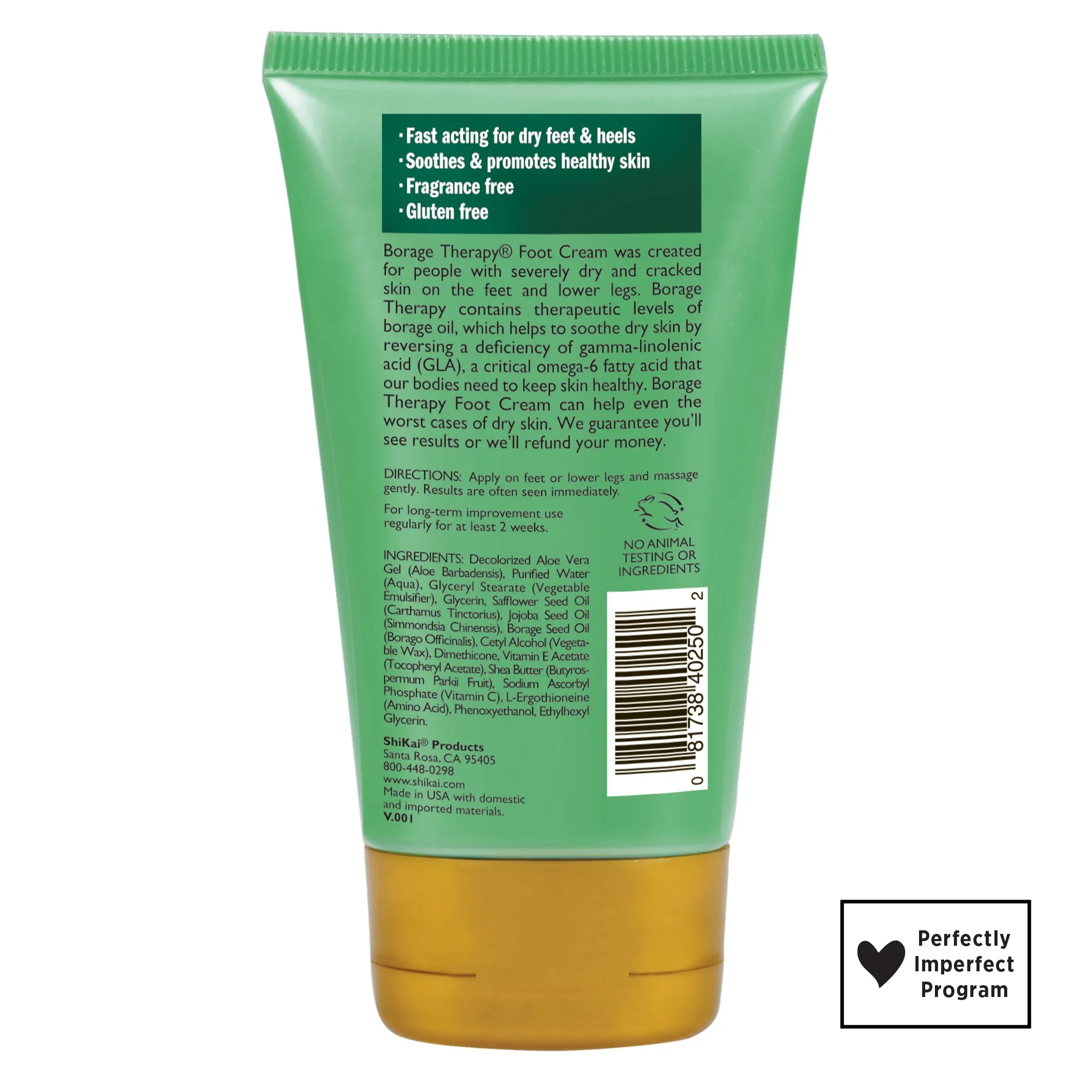 Borage Therapy Foot Cream - Perfectly Imperfect Program
