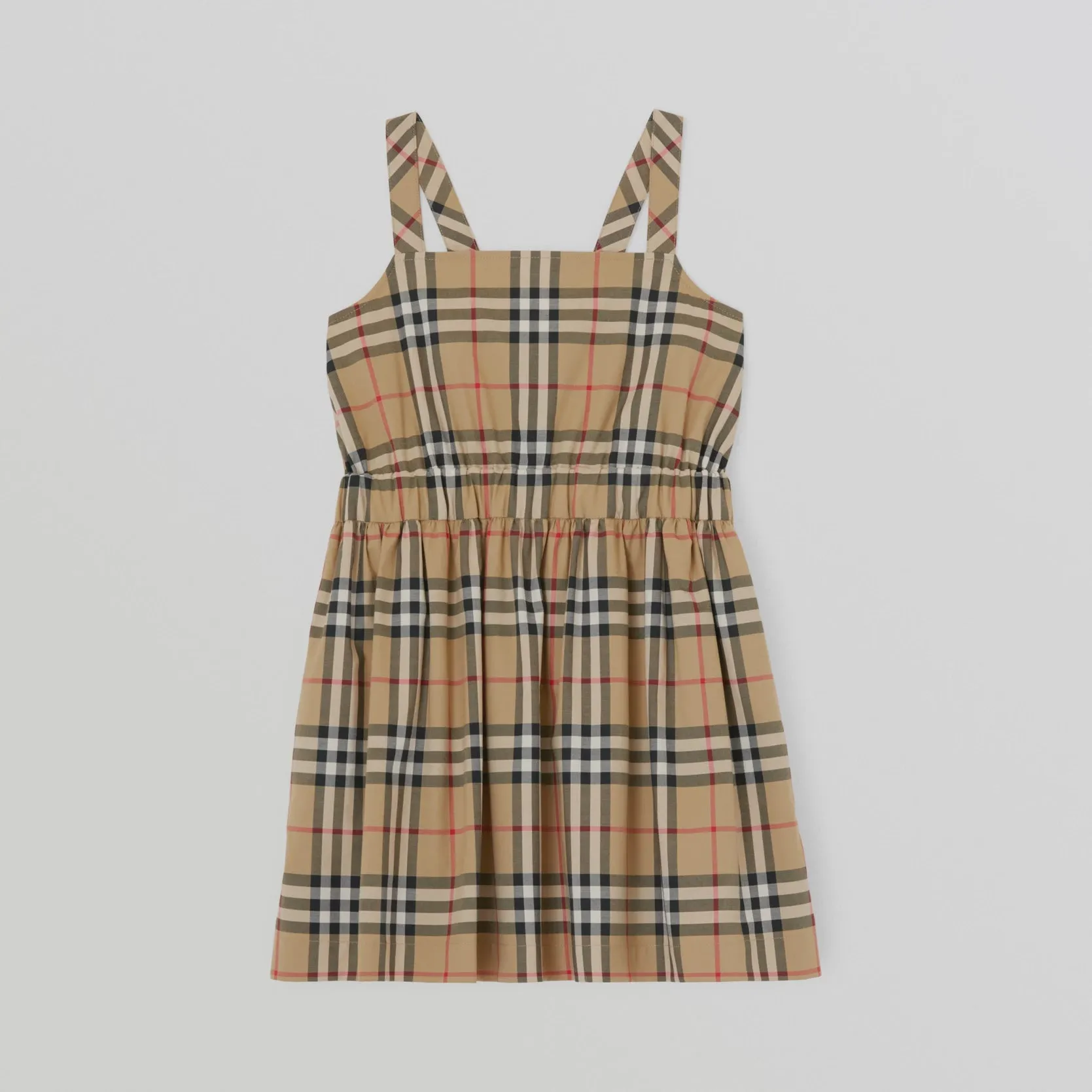 Burberry Vintage Check Stretch Cotton Dress