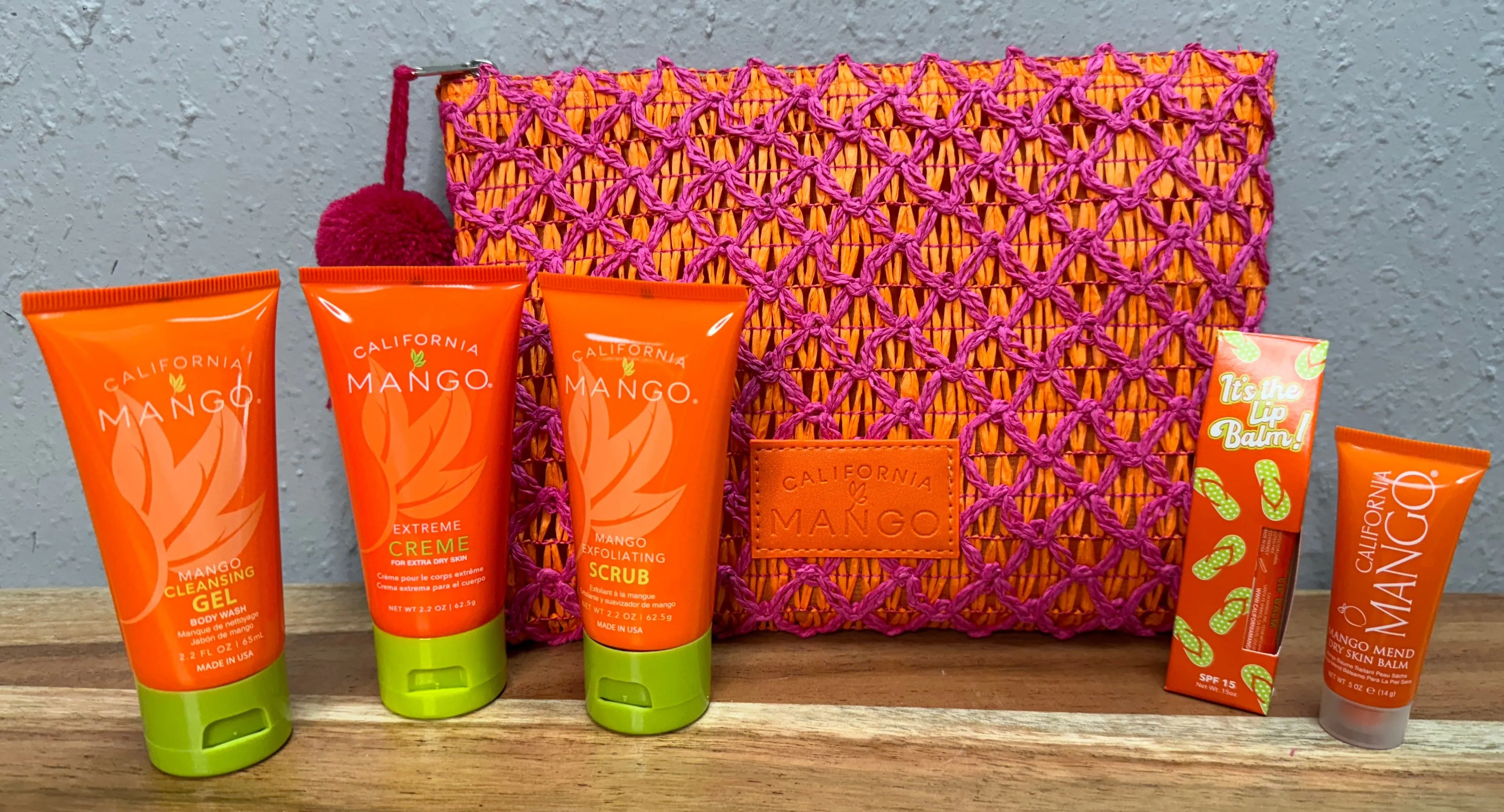 California Mango Travel Kit & Clutch