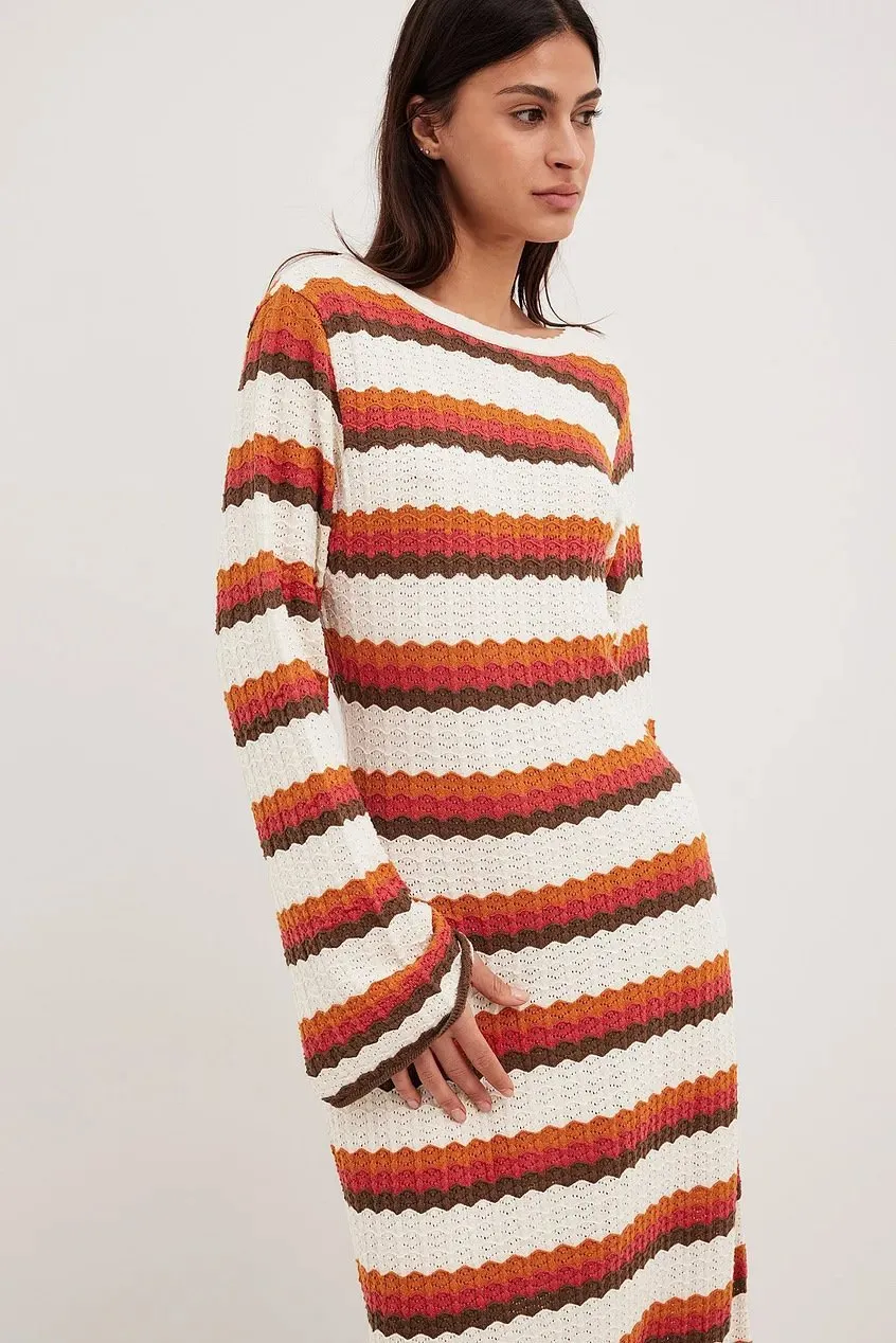 Calista Weaved Knit Dress