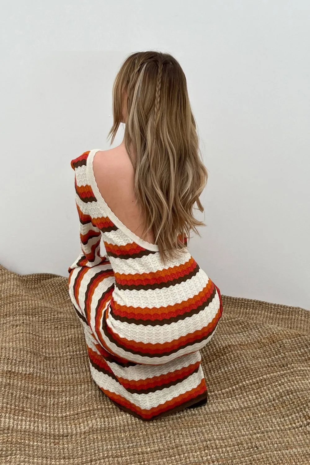 Calista Weaved Knit Dress