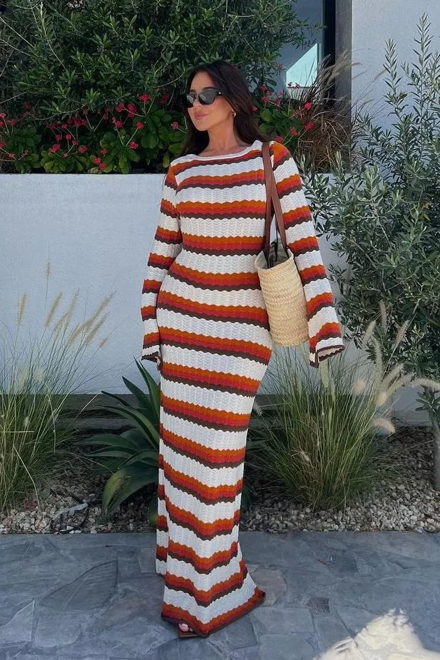 Calista Weaved Knit Dress