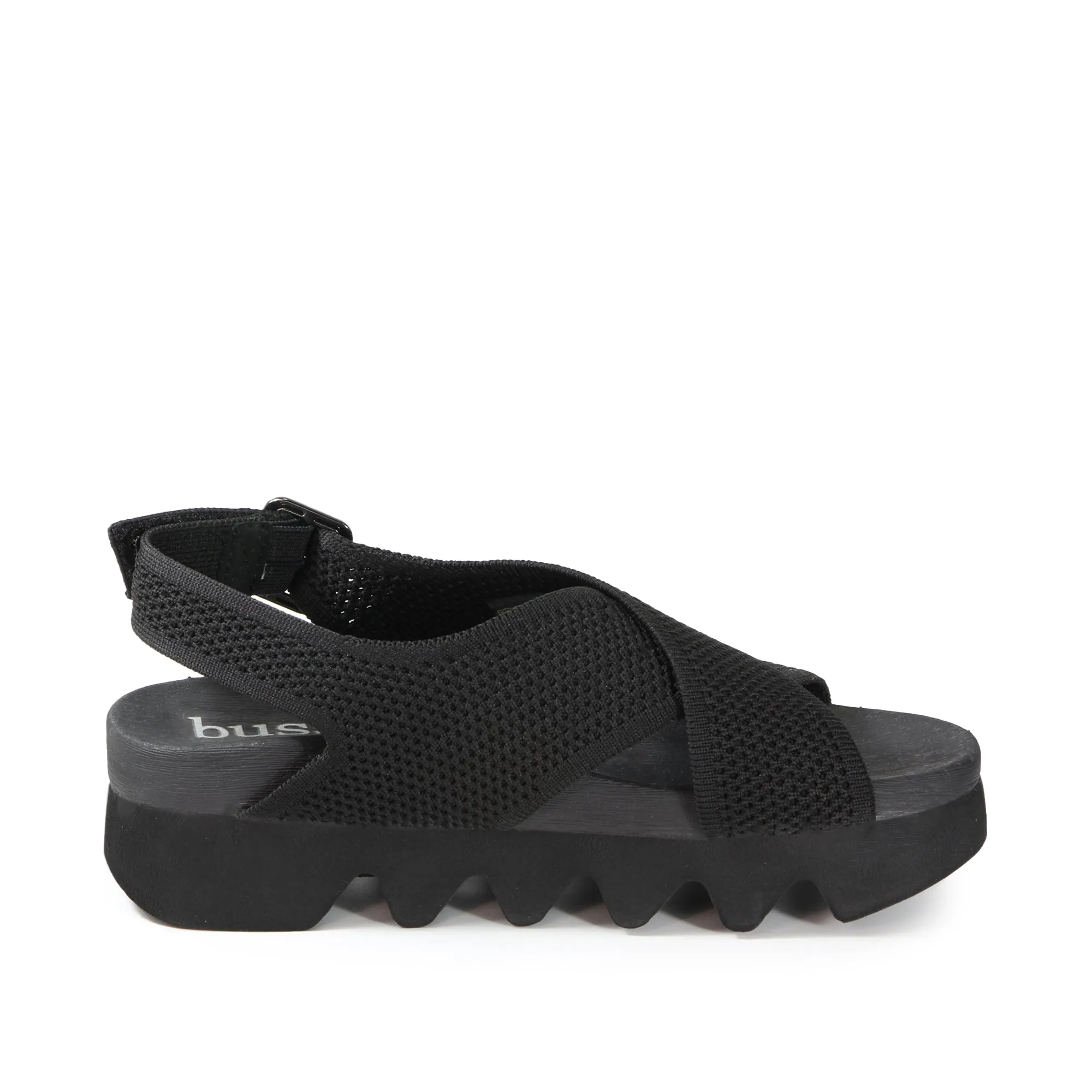 Capri Knit Strappy Sandals (Nero)
