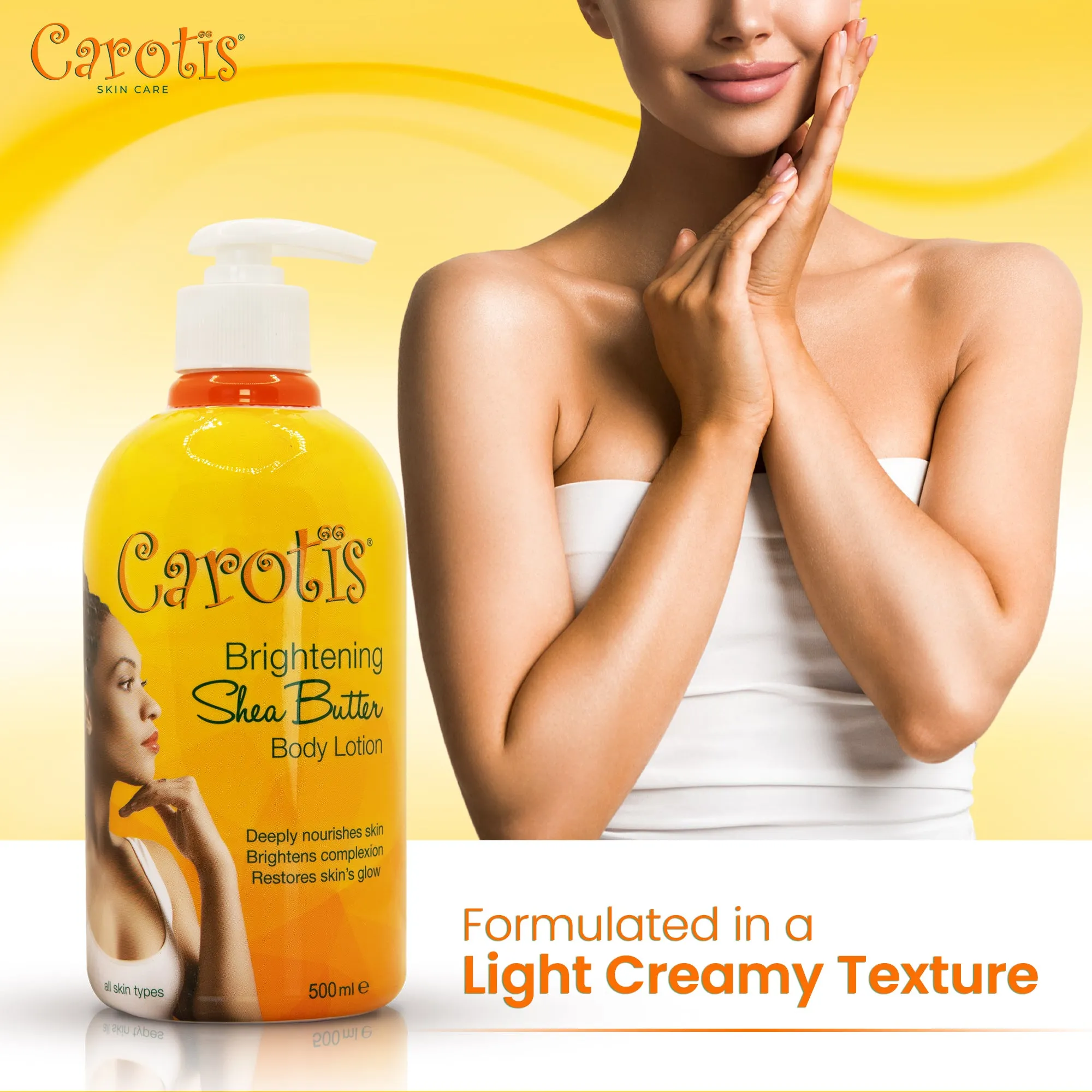 Carotis Shea Butter Body Lotion Vitamin A