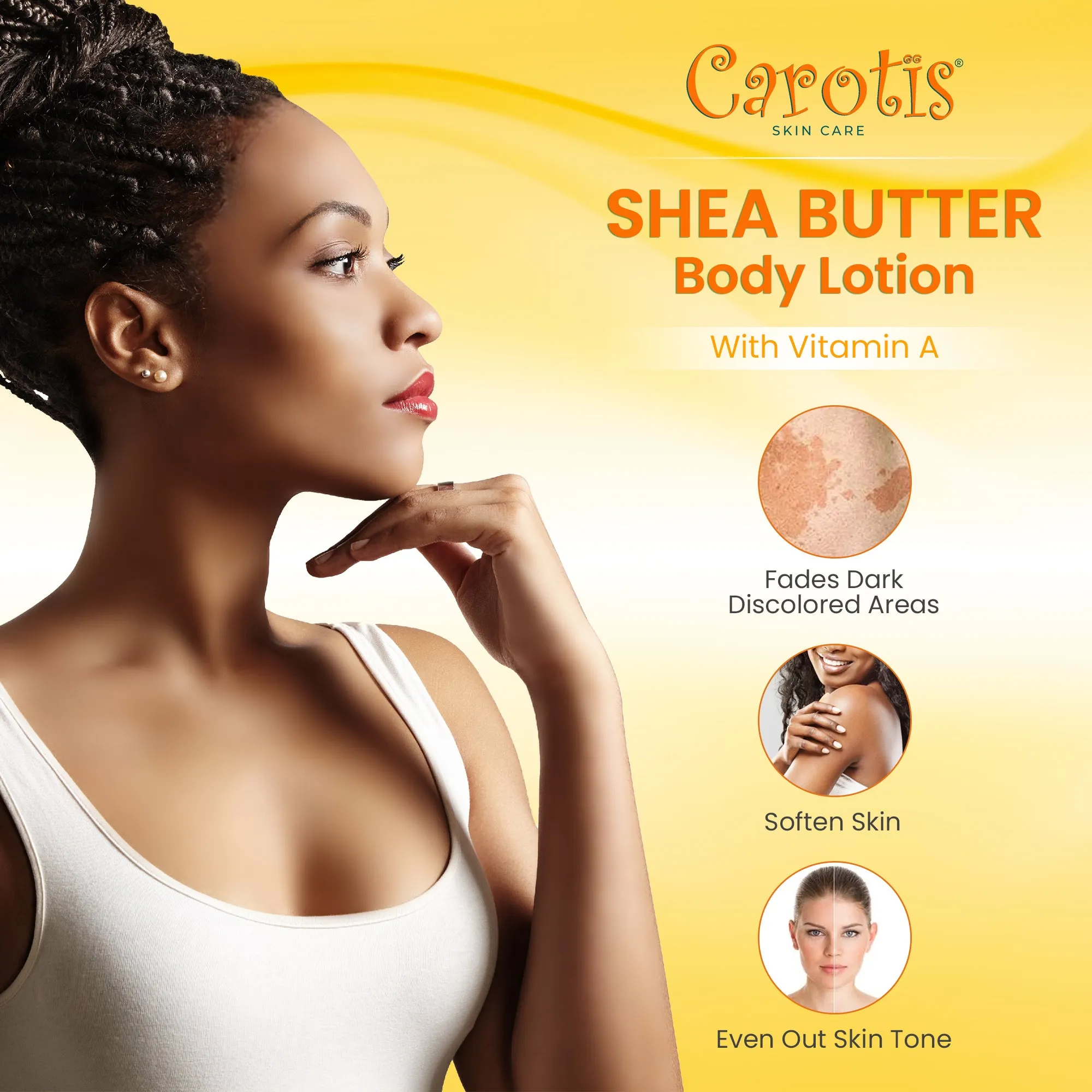Carotis Shea Butter Body Lotion Vitamin A