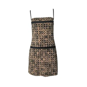 Chanel Logo Medallion Stretch Dress