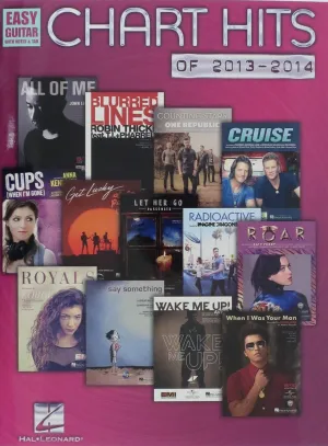 Chart Hits of 2013-2014 Easy Guitar with Notes & Tab