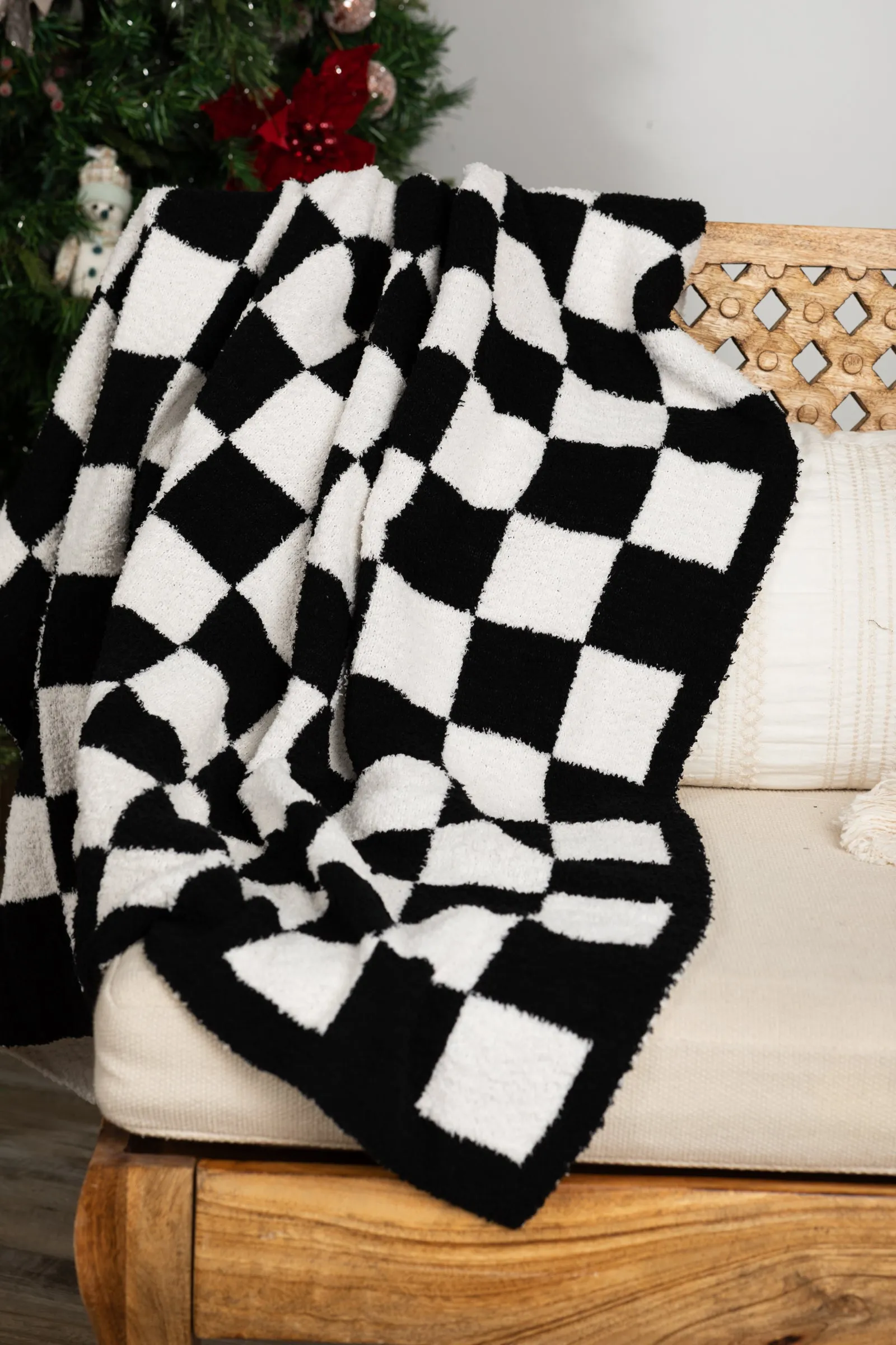 Checkerboard Luxury Soft Blanket