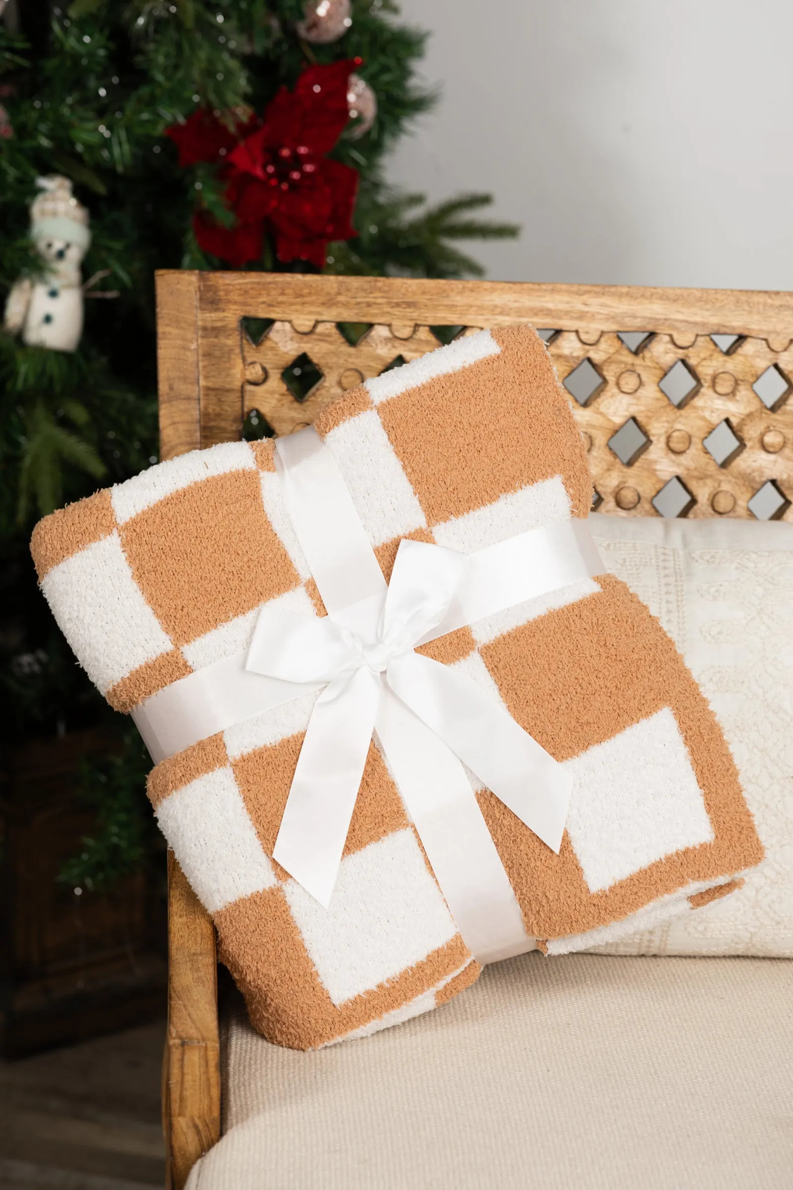 Checkerboard Luxury Soft Blanket