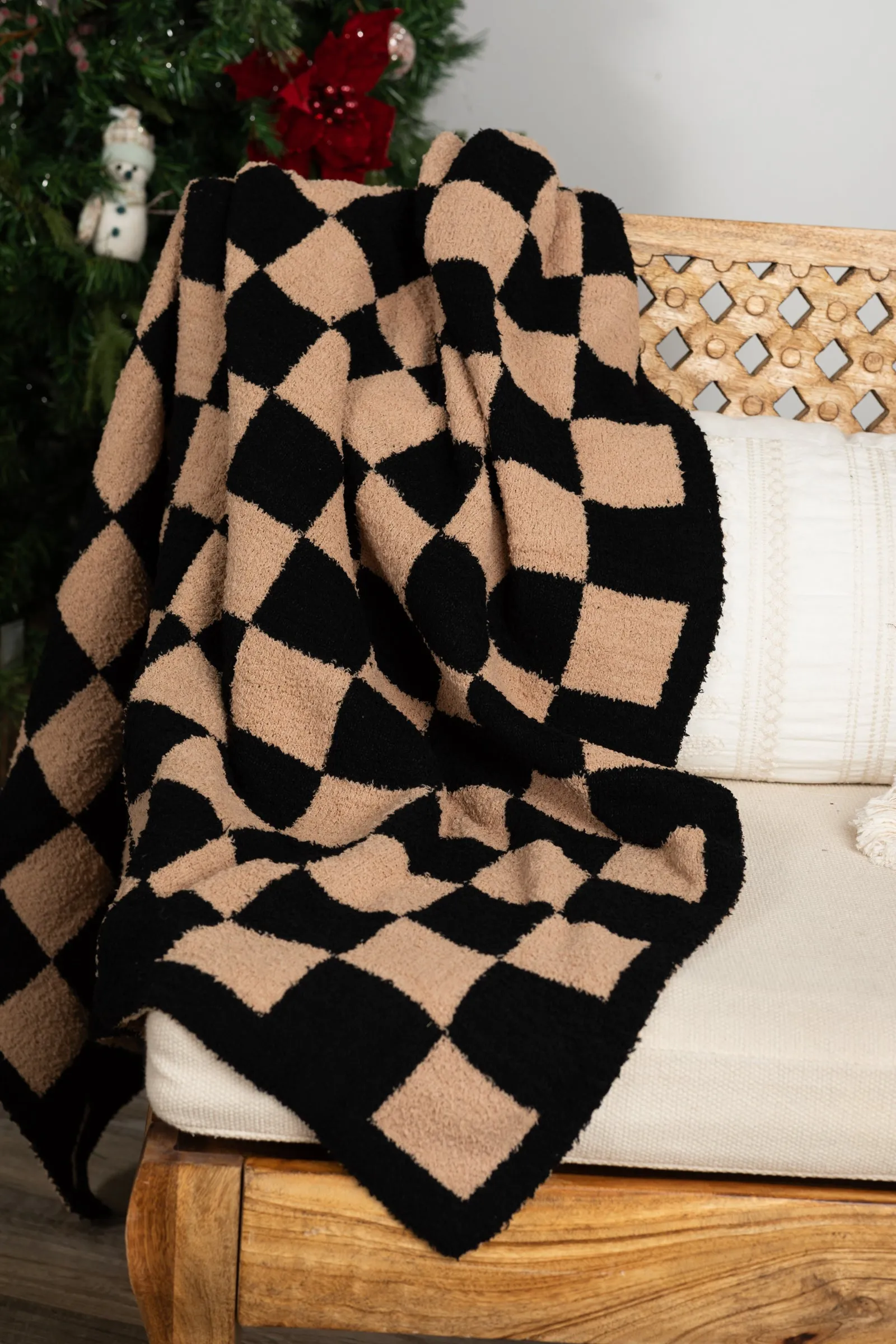 Checkerboard Luxury Soft Blanket